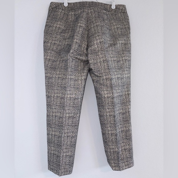 Boden Metalic Silver Bistro Crop Trouser - Picture 12 of 15